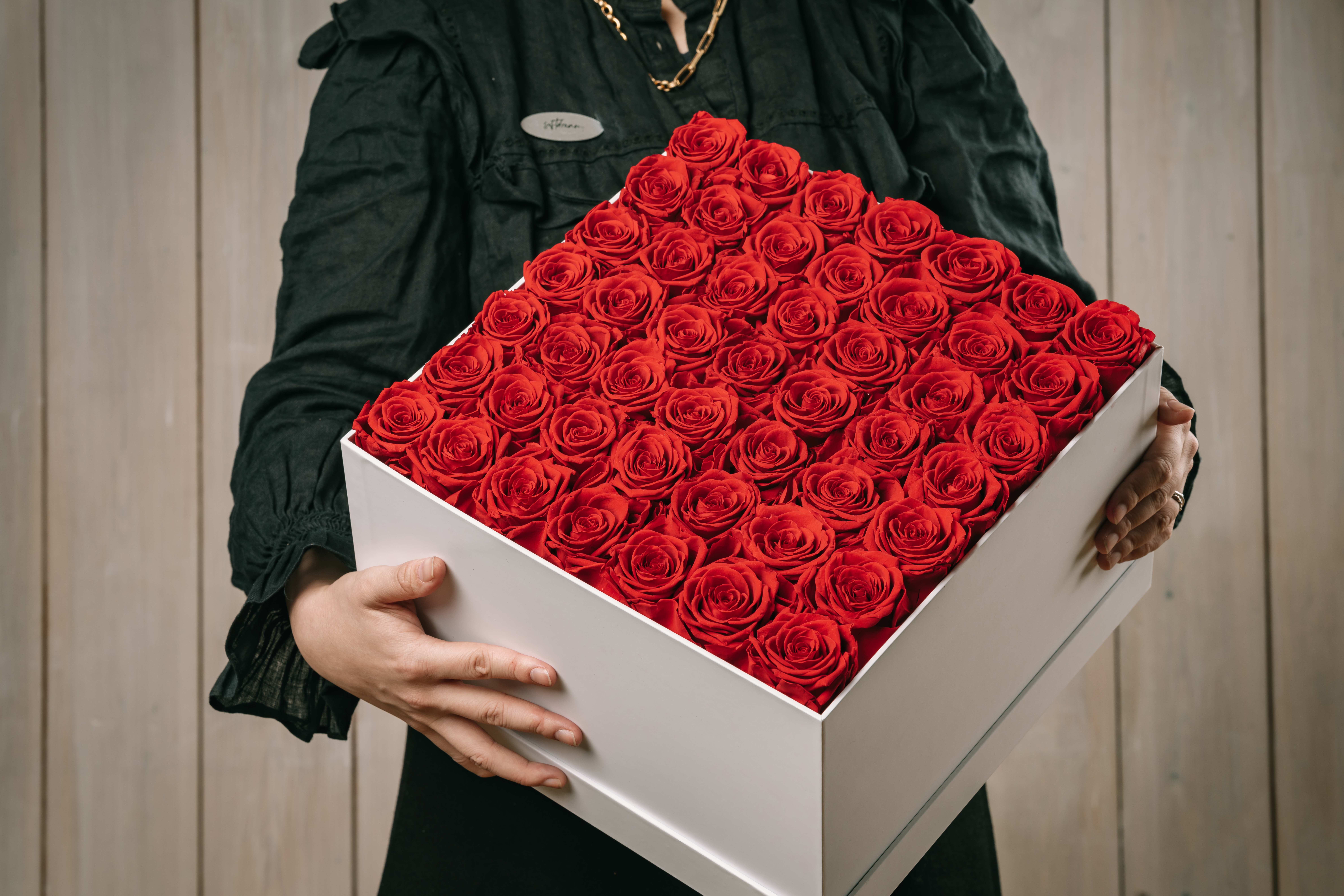 Square Rose Box-49 roses (2 boxes pack) - Image 2